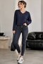 Thick-Textured Modal V-Neck Short Blouse MY3535 - 3