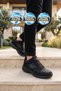 Black Lace-Up, Lightweight, Flexible, Large-Size Men's Hiking and Sneakers Core 020 - 3