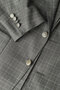 Green Plaid Double-Breasted Blazer - 3