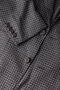 Coffee-Colored Blazer with Micro-Patterned Houndstooth and Classic Collar - 3