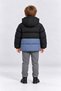Boys' Winter Puffer Coat, Two-Tone, Quilted, with Zippered Pockets, AK4307 - 5