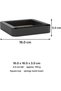 Springy Mesh Valet Tray, Entryway Bedside Organiser, 16 cm, Black/Tan, Black Tan - 3