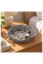 Wave Scalloped Valet Tray, Minimalist Catch-All Tray for Keys, Jewelry, Sunglasses and Watches, Gray - 4