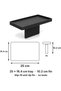 Sofa Tray Organizer with Anti-Tip Fin, Couch Cushion Table for Drinks, Remote and Phone - 6