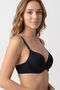 Women's Black Unsupported Bra - 2
