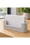 Ribbed Business Card Holder for Desk, Minimalist Card Display Stand for Office and Reception - 2
