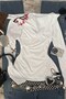 White Sakura Hooded Harajuku Y2K Long-Sleeve Cropped Top - 4