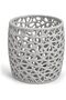 Organic Lattice Pen Holder, Modern Sculptural Desk Organizer Cup for Pens, Pencils, Marble