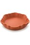 Wave Scalloped Valet Tray, Minimalist Catch-All Tray for Keys, Jewelry, Entryway, Terracotta