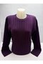 WOMEN'S SWEATER WITH PATTERNED KNIT