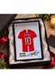 Wayne Rooney No. 10 Collectible Jersey Frame, 23 x 15 cm, Red Football Shirt Decor for Desk & Shelf - 4