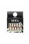 Loca press on nails deep red natural shape (11) - 7