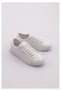 2886 White Lace-Up Sneakers - 2