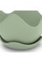 Tulip Wave Plant Pot with Saucer and Drainage Holes, Petal Rim Flower Pot for Succulents, Sage Green - 2