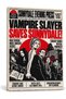 Horror Newspaper Wall Art, Vampire Hunter, 3D Printed Retro Front Page Plaque for Horror Fan Room