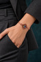 Copper Women's Bracelet with Color-Changing Zultanite Stone and Floral Motif - 5