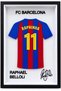 Raphinha Barcelona No. 11 Collectible Jersey Frame, 23 x 15 cm