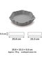 Wave Scalloped Valet Tray, Minimalist Catch-All Tray for Keys, Jewelry, Sunglasses and Watches, Gray - 6