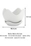 Tulip Wave Plant Pot with Saucer and Drainage Holes, Petal Rim Flower Pot for Succulents, 16 x 12 cm - 3