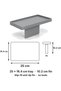 Sofa Tray Organizer with Anti-Tip Fin, Couch Cushion Table for Drinks, Remote and Phone - 6