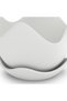 Tulip Wave Plant Pot with Saucer and Drainage Holes, Petal Rim Flower Pot for Succulents, 16 x 12 cm - 2