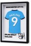 Erling Haaland Manchester City No. 9 Collectible Jersey Frame, 23 x 15 cm