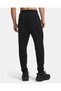 6015043-008 Flex Fleece Tapered Black Men's Elastic-Waist Sweatpants - 3