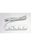 Plug Socket with Four Plugs, 3 Meter Cable Length - 3