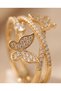 Butterfly-Detailed Zircon Ring - 3