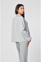 Men's Double-Breasted Blazer with Wrap Closure - Gray-Gray - XS/S - 6