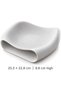 Modern Decorative Bowl 25 cm, Sculptural Wavy Centrepiece for Dining Table, Minimalist Display Bowl - 2