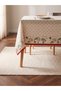 High-Quality Items from Çelebi Store: Flower-Embroidered Tablecloth