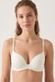 Women's Ecru Unsupported Bra