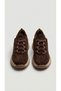 D26Ka-3625 Genuine Leather Light Sole Sneaker Shoes for Women - 5