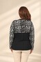 Women's Leopard Print Plus-Size Lycra-Viscose Blouse with Back Button Detail - 4