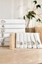 Wipure Boxed Set of 12 Embroidered Washable Towel Napkins, 20x20 cm - 2