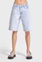 Baggy bermuda fit shiny stone 100% cotton design denim jean - 2