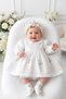 5-Piece Girl Baby Mevlüt Set in a Box: Embroidered Newborn Hospital Discharge Outfit Set, 3–6 Months