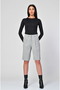 Darted Bermuda Shorts - Gray - 3