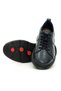 Genuine Leather Navy Blue Men's Sneakers - 274283 - 5
