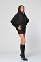 EYYO Front-Tie Dress - Black - 4