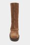 Lumina Taba Suede Leather Belt Detail Square-Toe Block Heel Women's Ankle Boots - 5