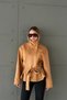 Stand-Up Collar Suede Jacket