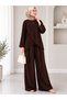 Women's Modest Clothing: Modal Fabric, Cravuze-Style, Crew Neck Tunic Top and Bottom Set