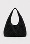 Lumi Women's Hobo-Style Shoulder Bag with a Soft Suede-Look Finish and Studded Detail - 4