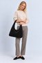 Lumi Women's Hobo-Style Shoulder Bag with a Soft Suede-Look Finish and Studded Detail - 6