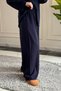 44463 - Stylish, Comfortable, Soft Modal Knit Women's Top and Bottom Set with Button Details - 6
