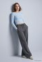 Pants with Pockets and Wide Legs 3077A Charcoal Grey