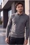 Classic Men’s Polo Collar Knit Sweater with Wool Blend - 2
