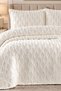 Idea Checked Detailed Double Bedspread